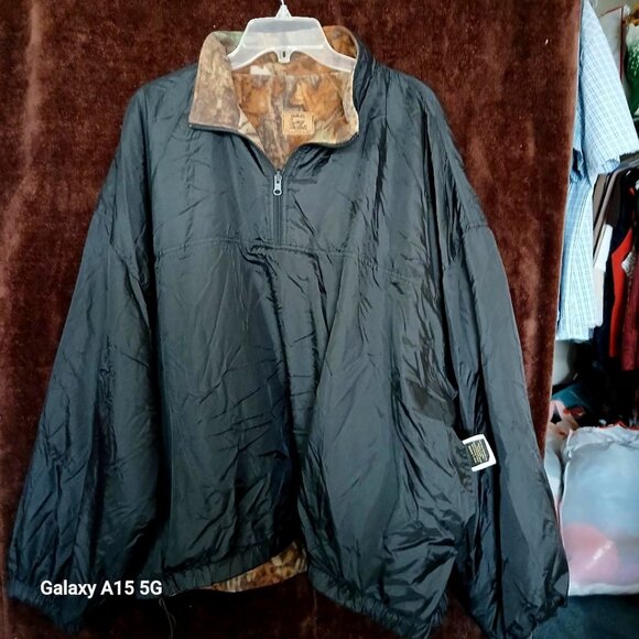 Reversable men's rain/camouflage pullover - Picture 1 of 11